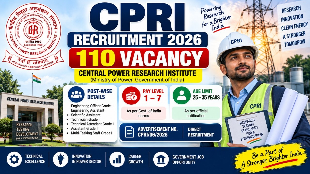 CPRI Recruitment 2026