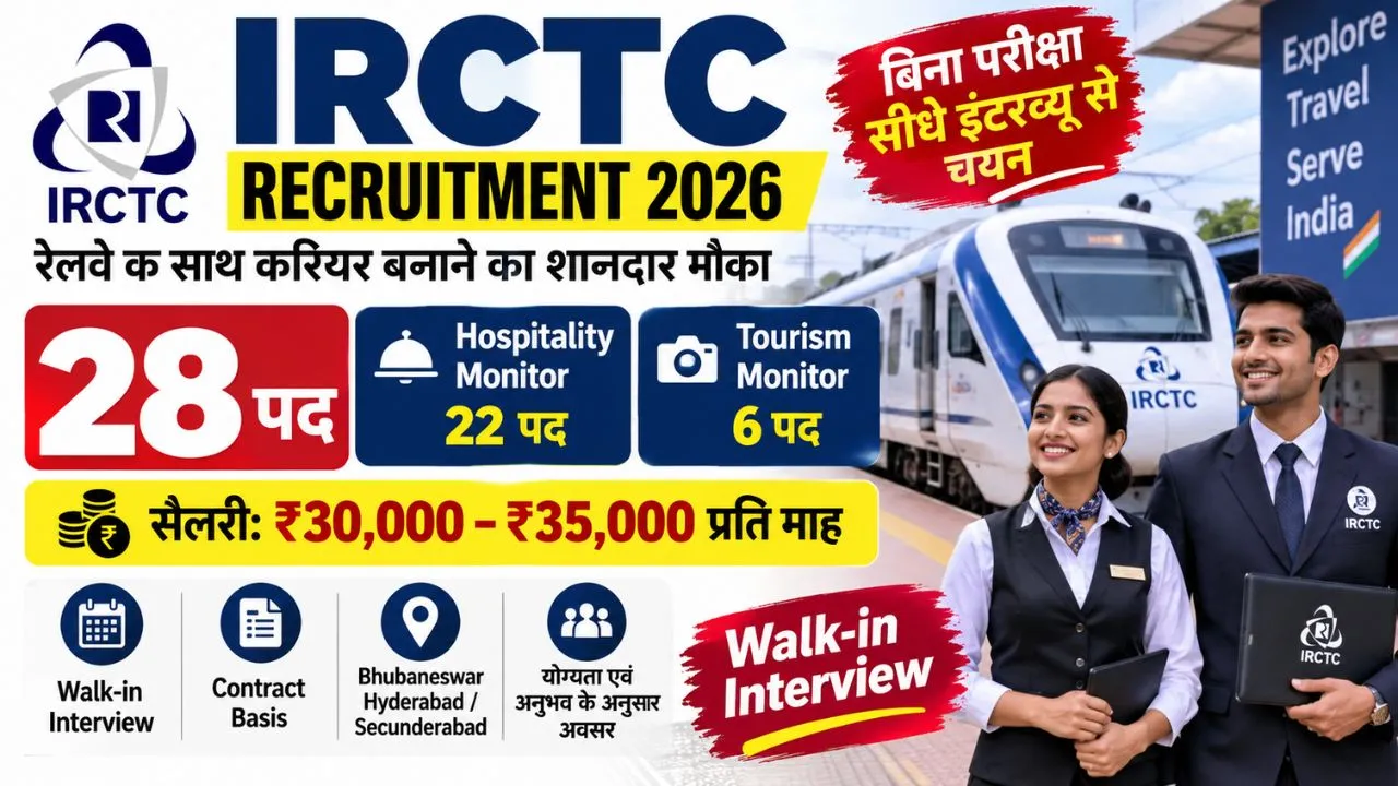 IRCTC Recruitment 2026